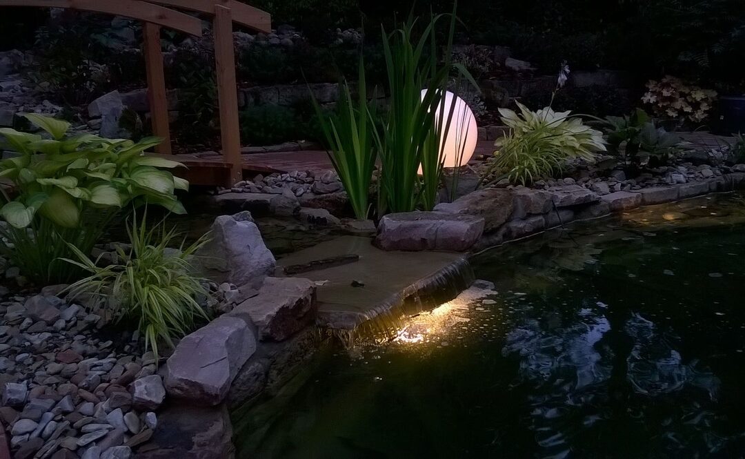 Wasserfall, Bachlauf & Wasserspiele